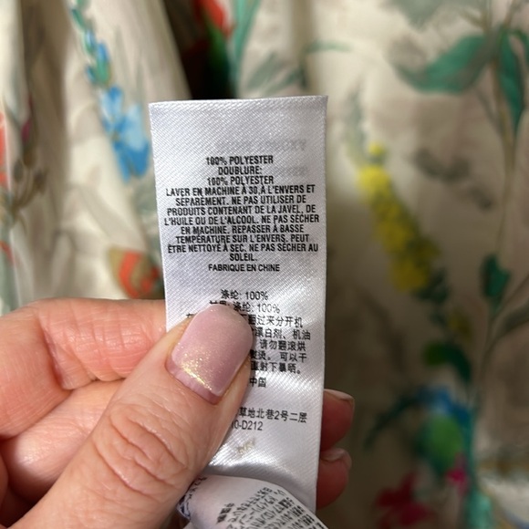 Ted Baker Timoxa Printed Ruffle Dress Ted size 4 or US 10 - Picture 7 of 8